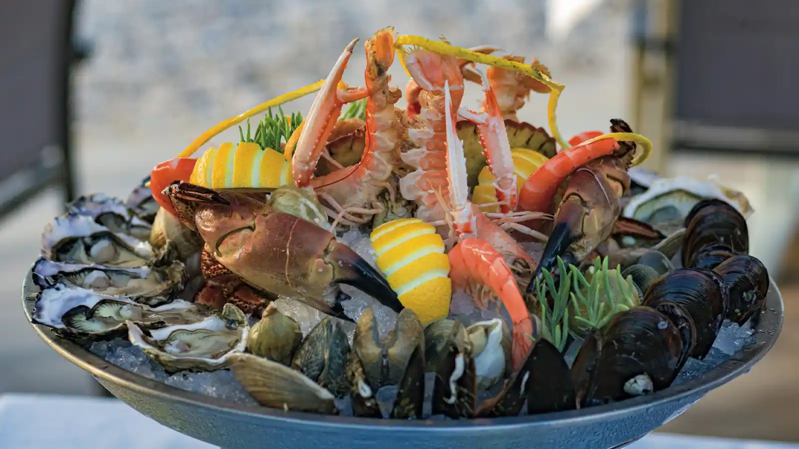 Photographie gastronomique par L'expression en images - Plateau de fruits de mer frais à Fréjus